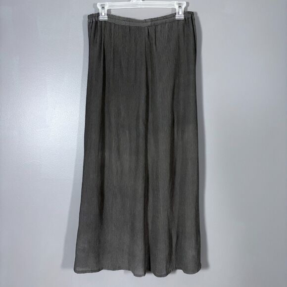 Kiss Of The Wolf Silk Maxi Skirt S Boho Lagenlook Artsy Minimalist Old Money - Picture 2 of 8